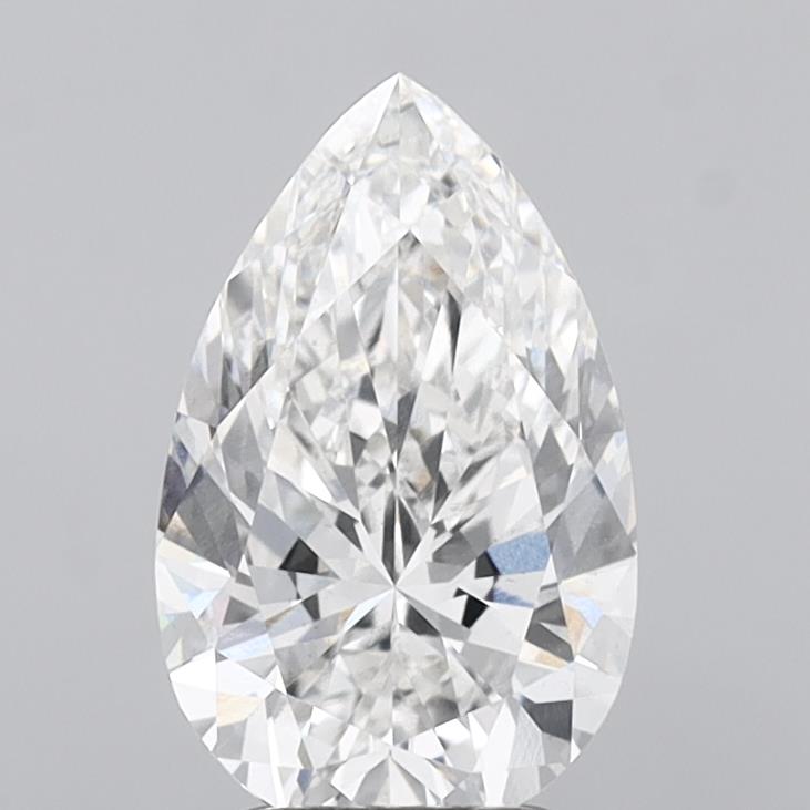 IGI 3.02 Carat Pear Lab Grown Diamond 人工培育鑽石 實驗室人造鑽石