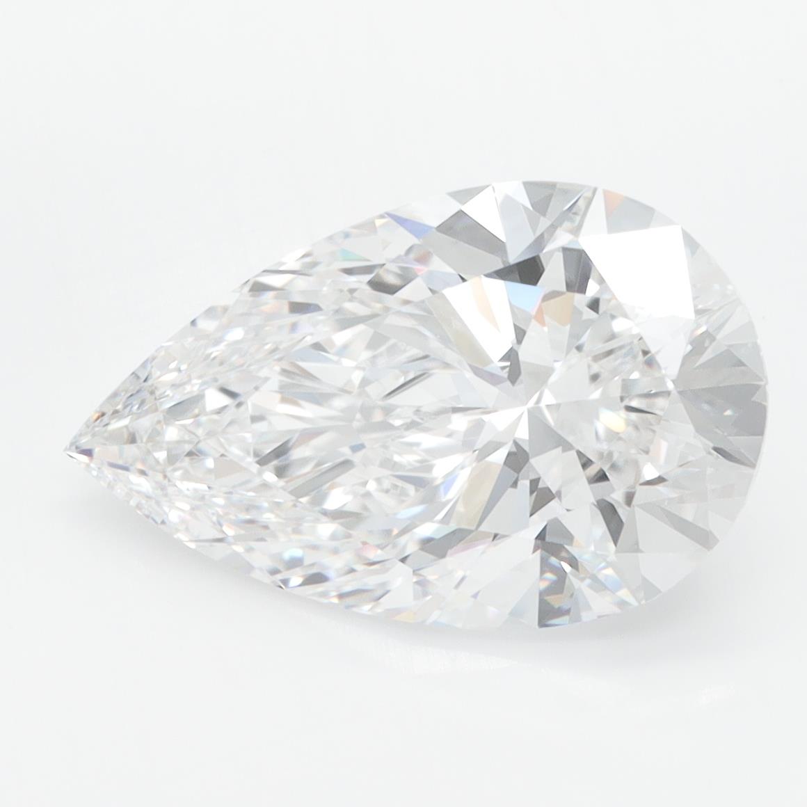GIA 4.03 Carat Pear Lab Grown Diamond 人工培育鑽石 實驗室人造鑽石