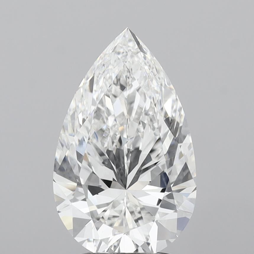 IGI 2.87 Carat Pear Lab Grown Diamond 人工培育鑽石 實驗室人造鑽石