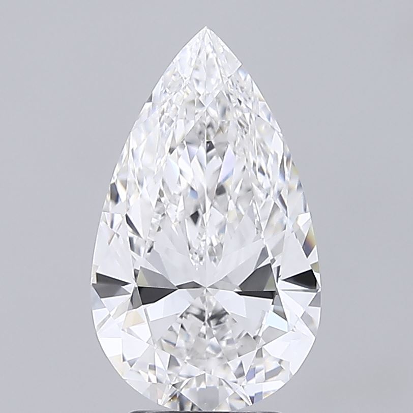 IGI 3.68 Carat Pear Lab Grown Diamond 人工培育鑽石 實驗室人造鑽石