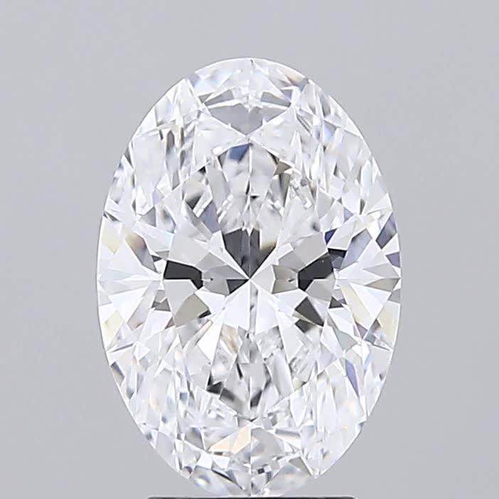 GIA 2.83 Carat Oval Lab Grown Diamond 人工培育鑽石 實驗室人造鑽石