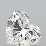 IGI 1.46 Carat Heart Lab Grown Diamond