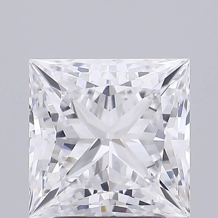GIA 2.88 Carat Princess Cut Lab Grown Diamond 人工培育鑽石 實驗室人造鑽石