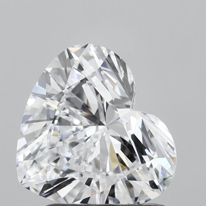 IGI 1.37 Carat Heart Lab Grown Diamond