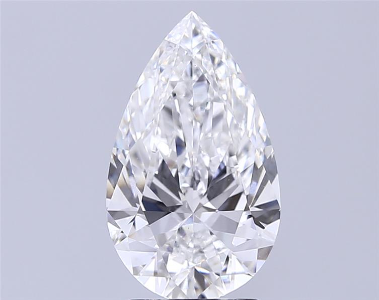 IGI 3.08 Carat Pear Lab Grown Diamond 人工培育鑽石 實驗室人造鑽石