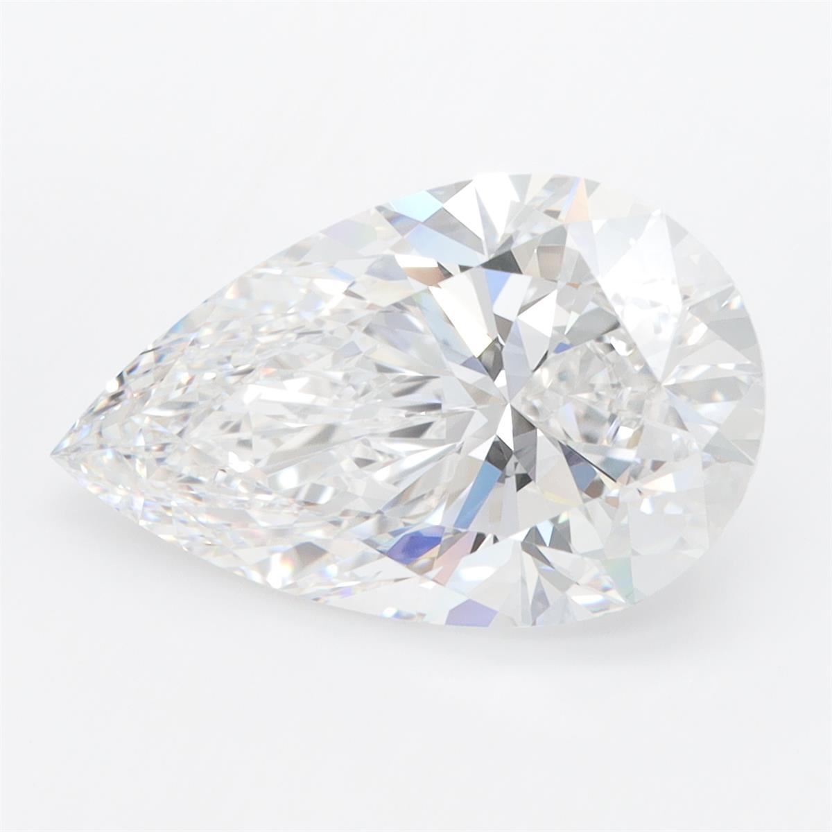 GIA 4.31 Carat Pear Lab Grown Diamond 人工培育鑽石 實驗室人造鑽石