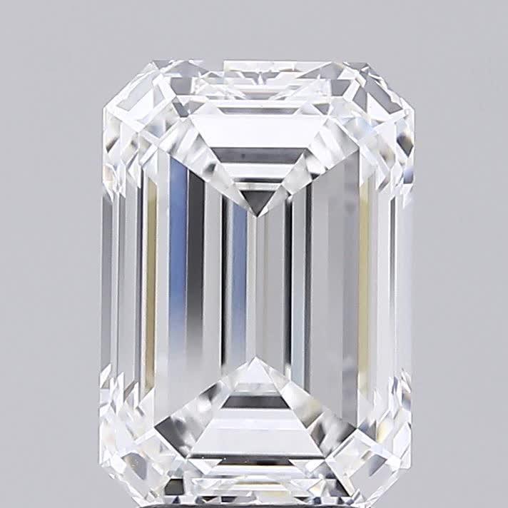 GIA 3.13 Carat Emerald Lab Grown Diamond 人工培育鑽石 實驗室人造鑽石