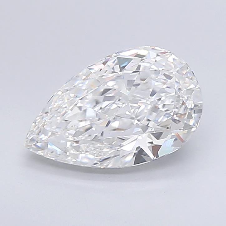 IGI 3.57 Carat Pear Lab Grown Diamond 人工培育鑽石 實驗室人造鑽石