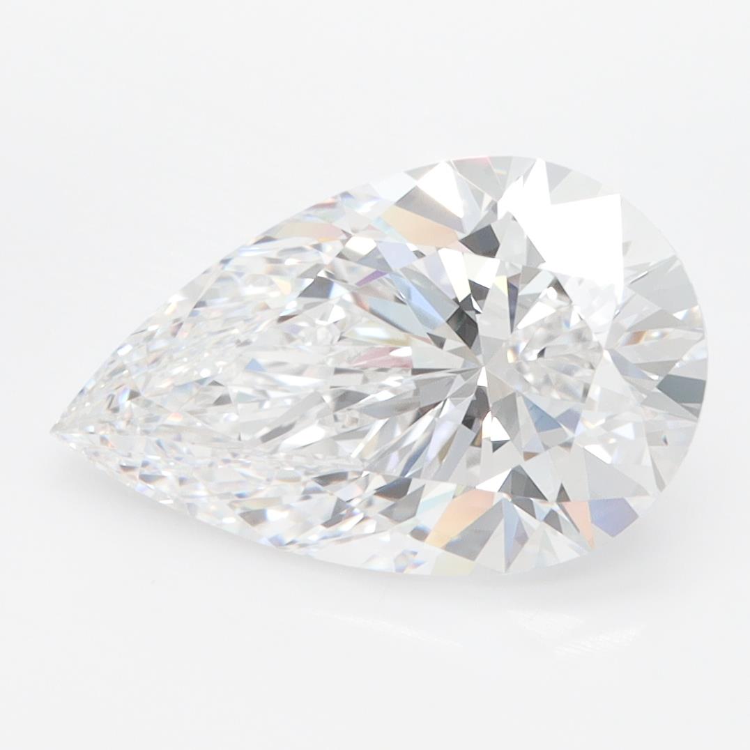 GIA 3.33 Carat Pear Lab Grown Diamond 人工培育鑽石 實驗室人造鑽石