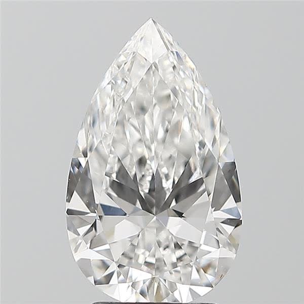 IGI 2.70 Carat Pear Lab Grown Diamond 人工培育鑽石 實驗室人造鑽石