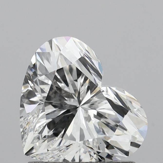 IGI 1.34 Carat Heart Lab Grown Diamond