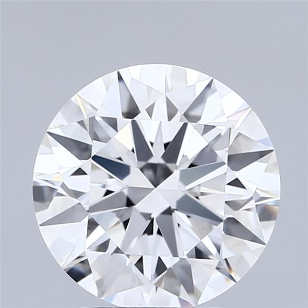 IGI 2.55 Carat Round Brilliant Lab Grown Diamond