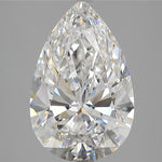 IGI 5.02 Carat Pear Lab Grown Diamond