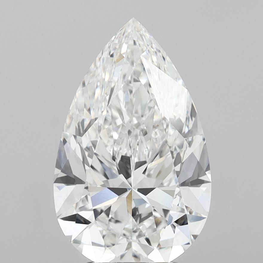 IGI 3.47 Carat Pear Lab Grown Diamond 人工培育鑽石 實驗室人造鑽石
