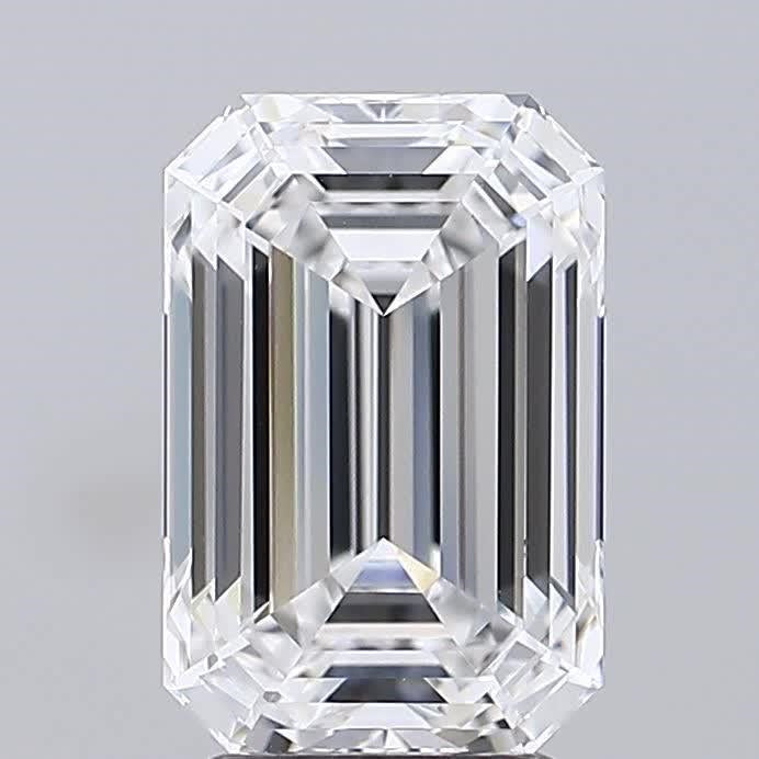 GIA 4.14 Carat Emerald Lab Grown Diamond 人工培育鑽石 實驗室人造鑽石