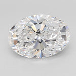 GIA 3.74 Carat Oval Lab Grown Diamond 人工培育鑽石 實驗室人造鑽石