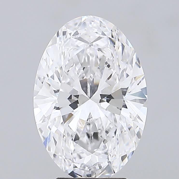 GIA 4.57 Carat Oval Lab Grown Diamond 人工培育鑽石 實驗室人造鑽石