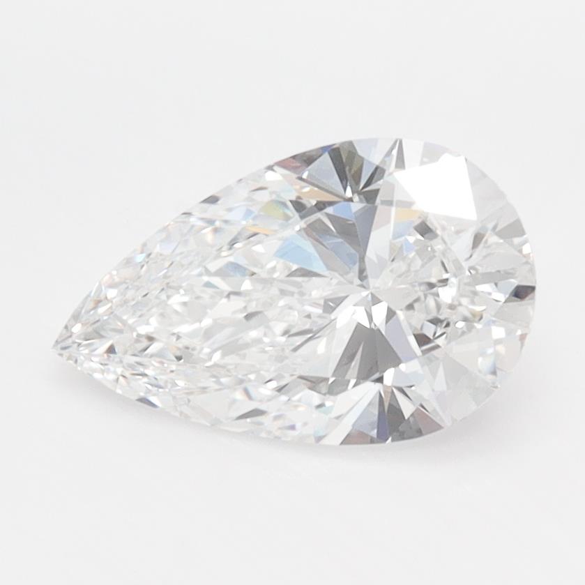 IGI 1.23 Carat Pear Lab Grown Diamond 人工培育鑽石 實驗室人造鑽石
