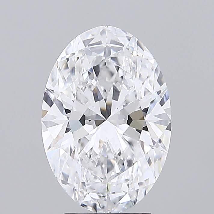 GIA 2.90 Carat Oval Lab Grown Diamond 人工培育鑽石 實驗室人造鑽石