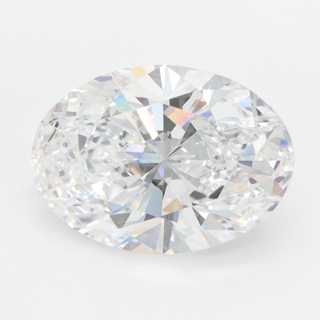 GIA 3.40 Carat Oval Lab Grown Diamond 人工培育鑽石 實驗室人造鑽石