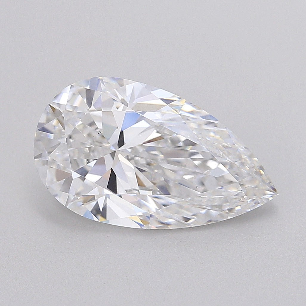 IGI 4.07 Carat Pear Lab Grown Diamond 人工培育鑽石 實驗室人造鑽石
