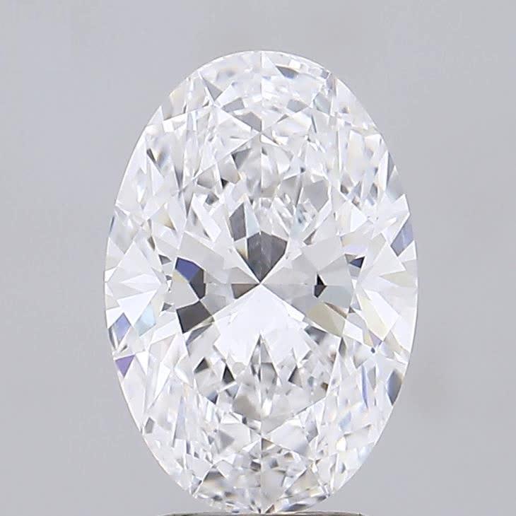 IGI 2.62 Carat Oval Lab Grown Diamond 人工培育鑽石 實驗室人造鑽石
