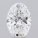 GIA 2.93 Carat Oval Lab Grown Diamond 人工培育鑽石 實驗室人造鑽石
