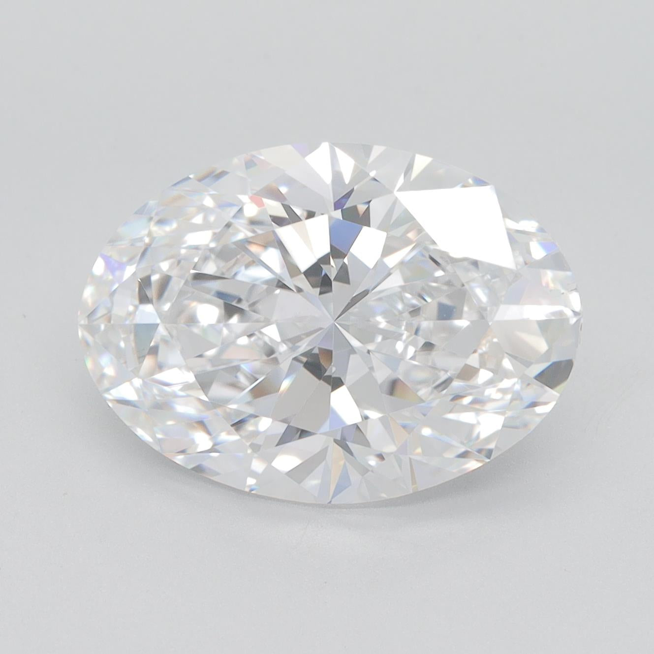 GIA 5.08 Carat Oval Lab Grown Diamond 人工培育鑽石 實驗室人造鑽石