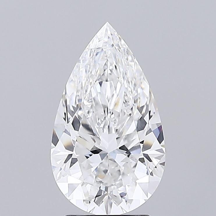 IGI 2.70 Carat Pear Lab Grown Diamond 人工培育鑽石 實驗室人造鑽石
