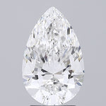 IGI 3.01 Carat Pear Lab Grown Diamond 人工培育鑽石 實驗室人造鑽石