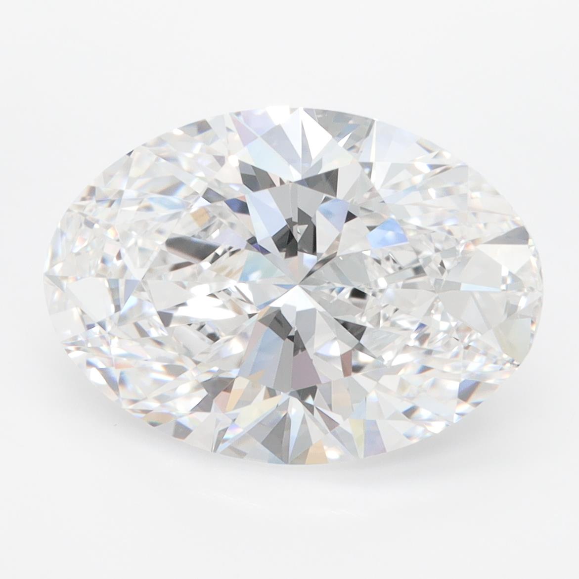 GIA 5.30 Carat Oval Lab Grown Diamond 人工培育鑽石 實驗室人造鑽石