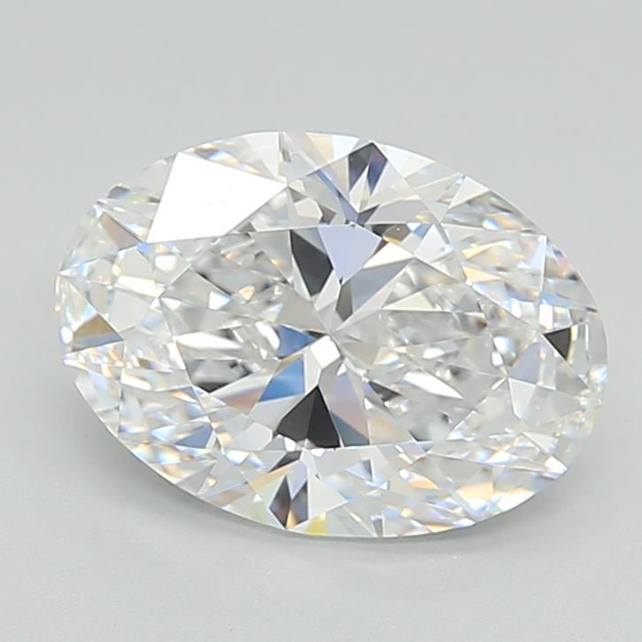 GIA 3.18 Carat Oval Lab Grown Diamond 人工培育鑽石 實驗室人造鑽石