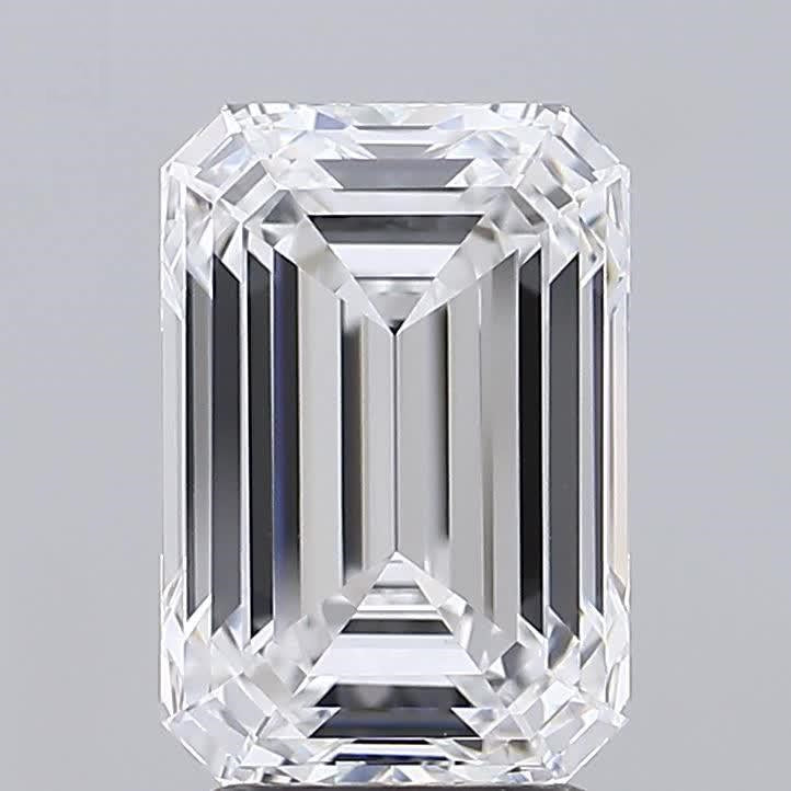 GIA 3.93 Carat Emerald Lab Grown Diamond 人工培育鑽石 實驗室人造鑽石